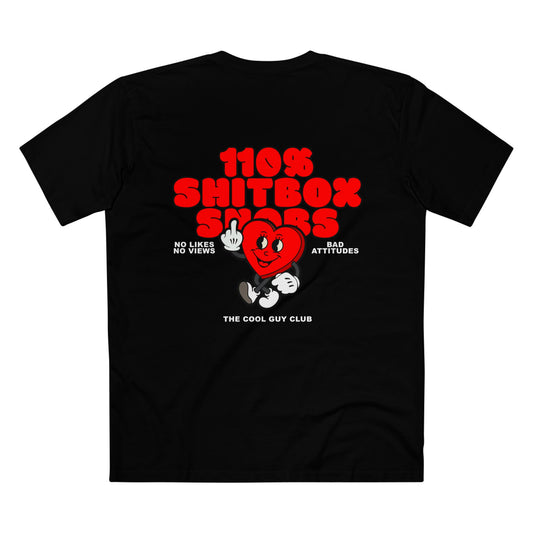Shitbox Hearts T-Shirt Black