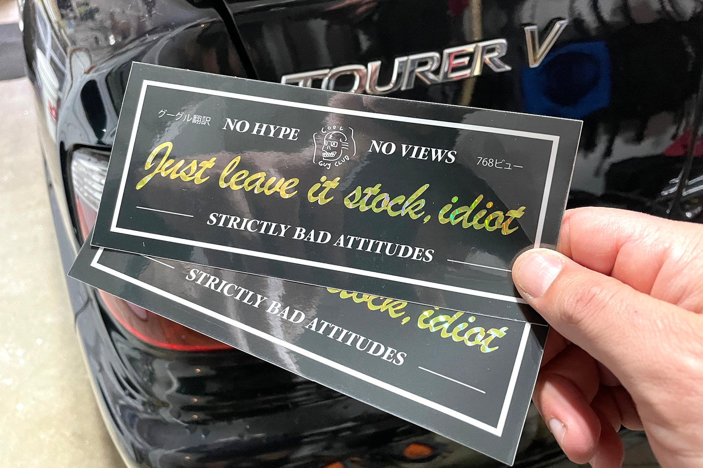 Leave it stock - Sparkle Sticker